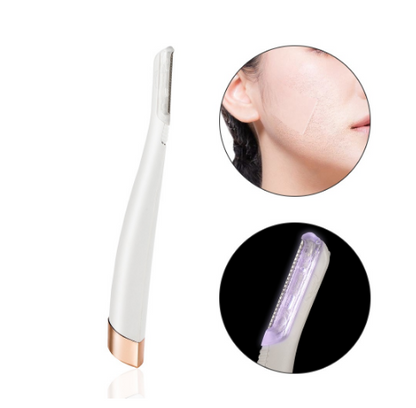 LED Lighted Facial Expoliator Face Hair Remover Shaver Electric