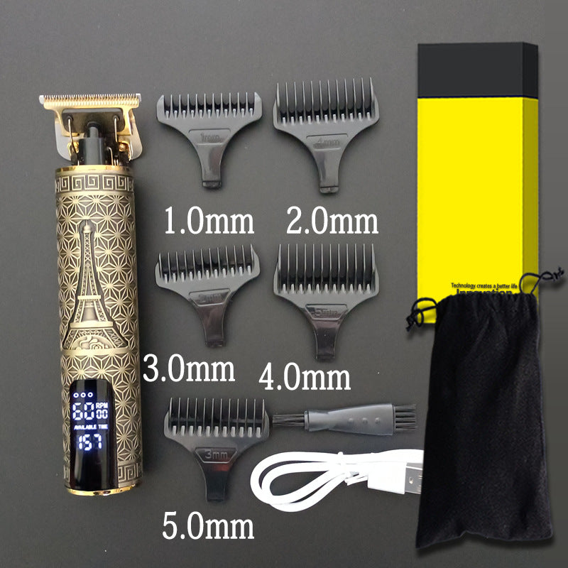 Electric Hair Clipper Oil Head Mesh Electric T-shaped Tooth