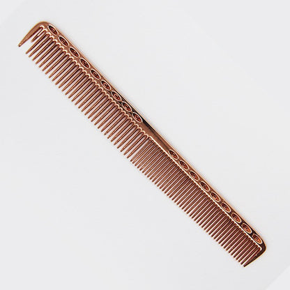 Space aluminum haircut comb high-grade metal comb