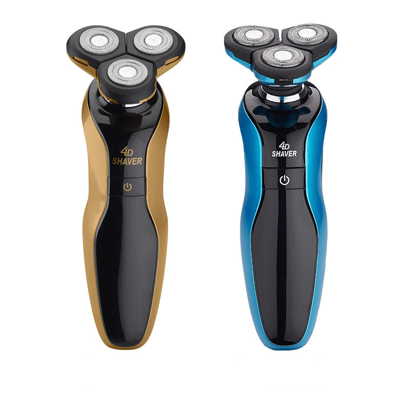 Three head electric shaver