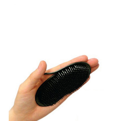 Portable hair brush for men