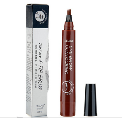 Four-headed Eyebrow Pencil Long-lasting No Blooming