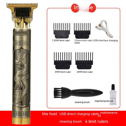 Electric Carving Hair Clipper Optical Head Electric Clipper