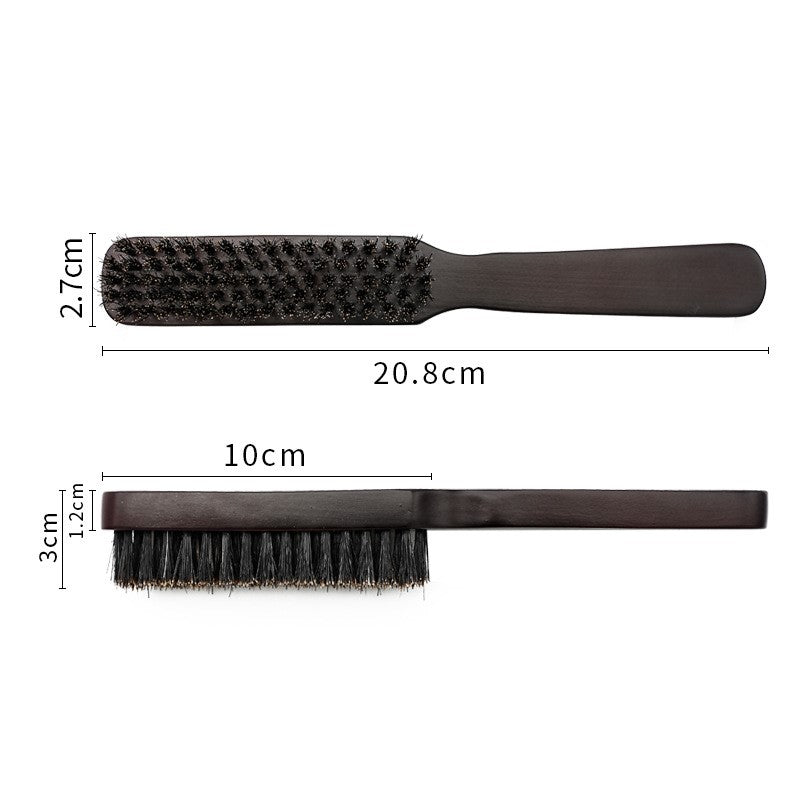 Men's oil head brush and beard styling comb