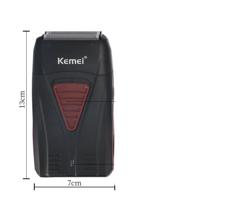 Kemei KM3381 Hair Clipper - Rechargeable Barber Professional Hair Trimmer Stainless Steel