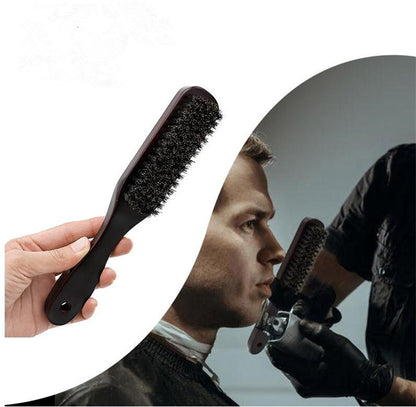 Man Beard Brush Beard Cleaning Brush Pig Bristle Beard