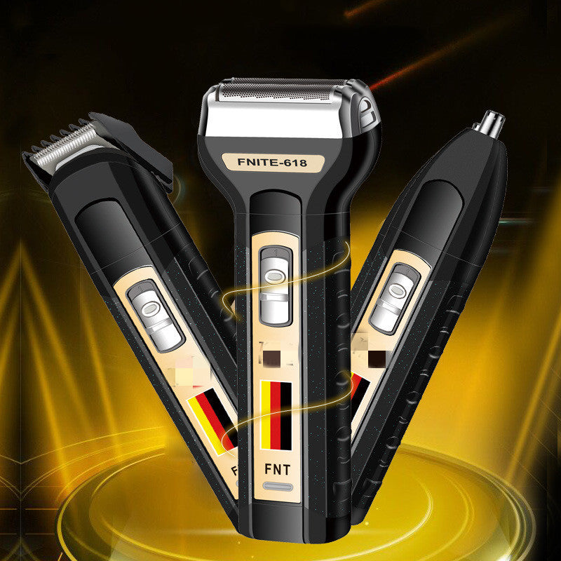 Multifunctional three in one electric shaver