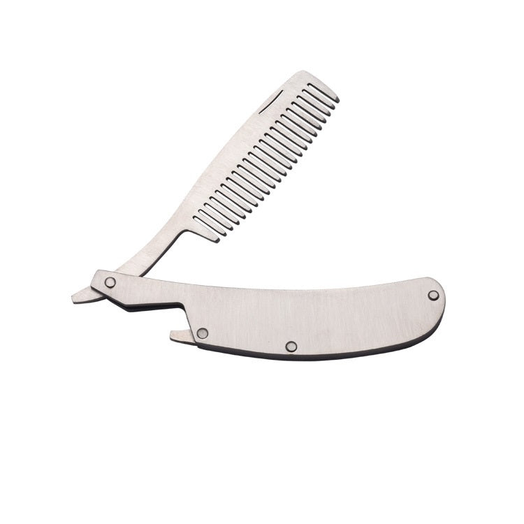 Men's Care Foldable And Portable Beard Comb