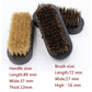 6 rows of bristle brushes