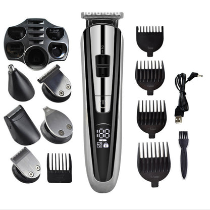 LCD multifunctional Engraving Electric Clipper USB Electric Razor