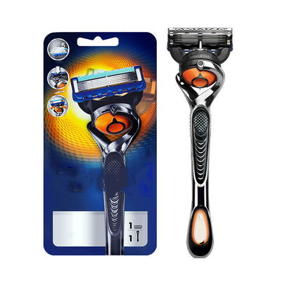 Manual Men's Front Speed 5-Layer Blade Shaving Razor