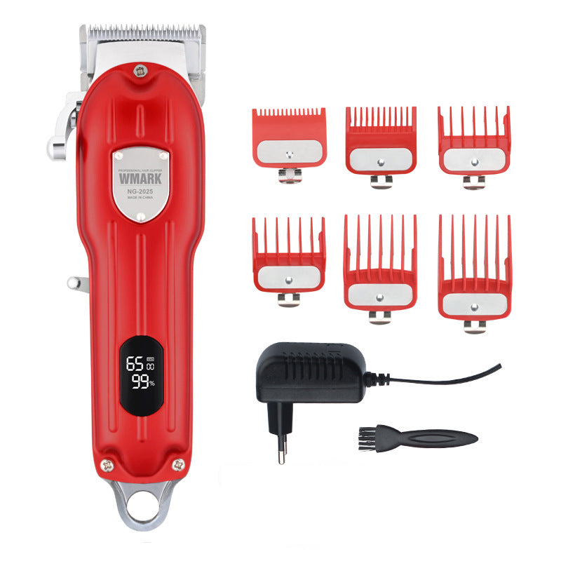 All-metal cordless Hair cutting machinehair clipper With LCD display