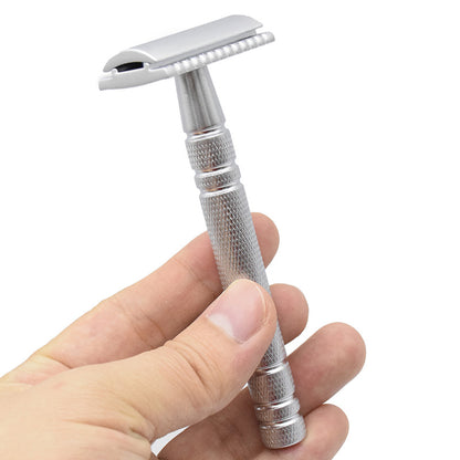 Metal Base Double-Sided Razor Men's Manual Razor