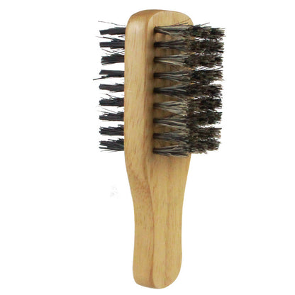 Men's Beard Brush Double-sided Facial Hair Brush Shaving Com