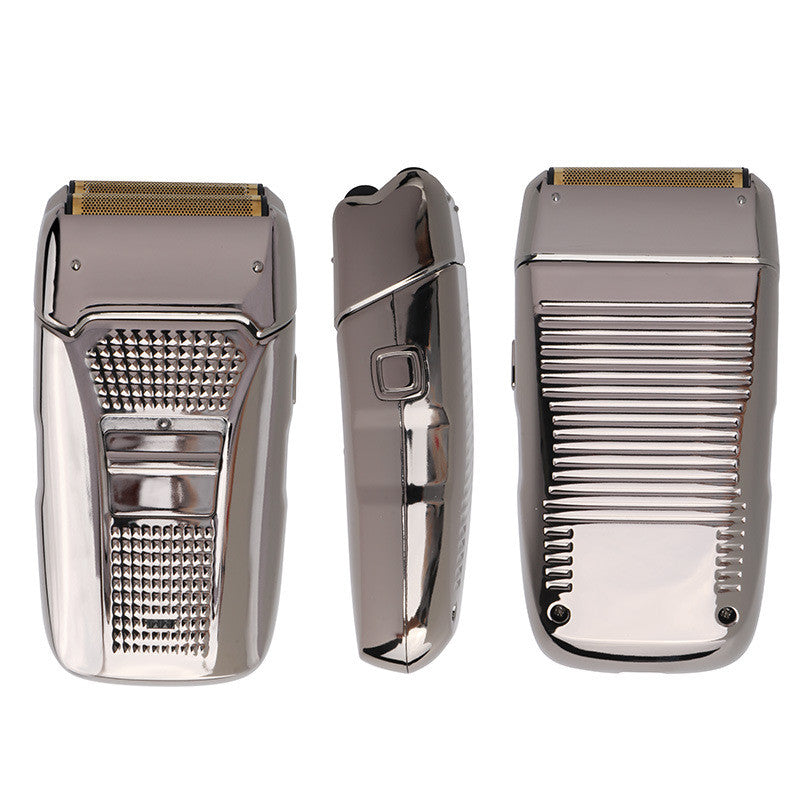 Reciprocating Dual-Head Retro Razor Bald Machine With Usb Charging And Plugging