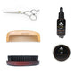 Beard Set Five-Piece Care Tool Beard Cream Beard Oil Comb Brush Scissors