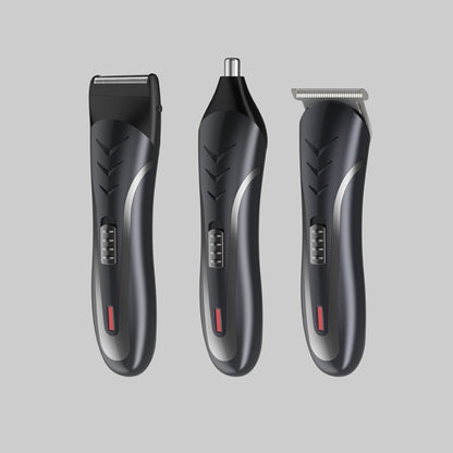 Three-in-one Electric Clipper Multi-function Razor Men's Razor  Hair Clipper