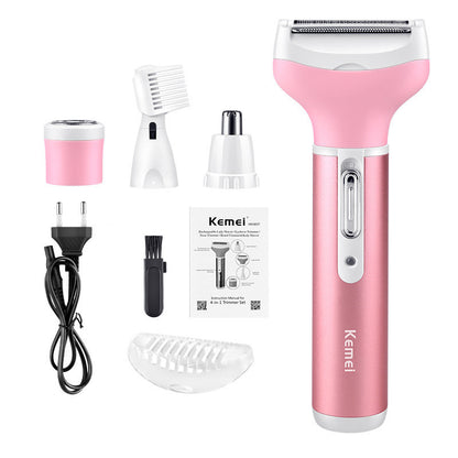 Portable 4in1 Multi-Functional Lady Women Rechargeable Shaver