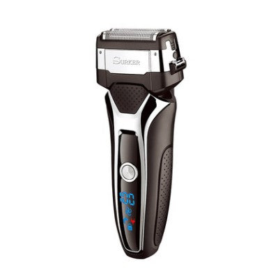 LCD Digital Display Electric Razor Reciprocating Rechargeable Shaver