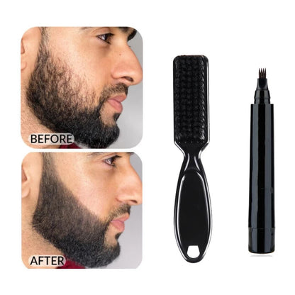 Four-pronged Beard Pen Filling  Combination