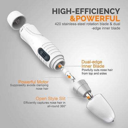 Nostril Nose Trimmer With Automatic Battery