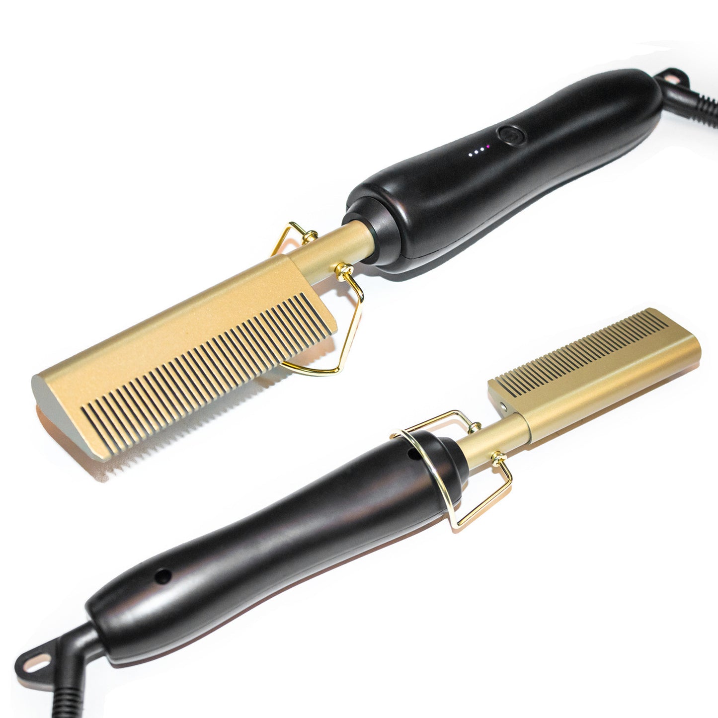 Copper comb wet and dry curling iron