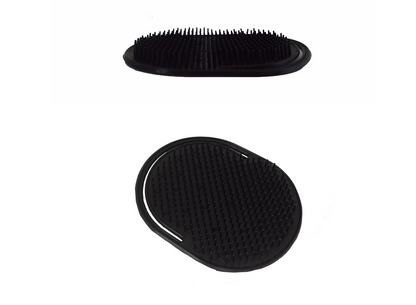 Portable hair brush for men