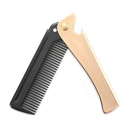 Folding Portable Pocket Men's Oil Hair Comb Folding Comb
