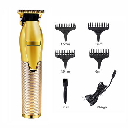 Retro Gold Electric Pusher Hair Clipper For Hair Salon