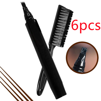 Waterproof Beard Pen Beard Filler Pencil And Brush Beard Enhancer Moustache