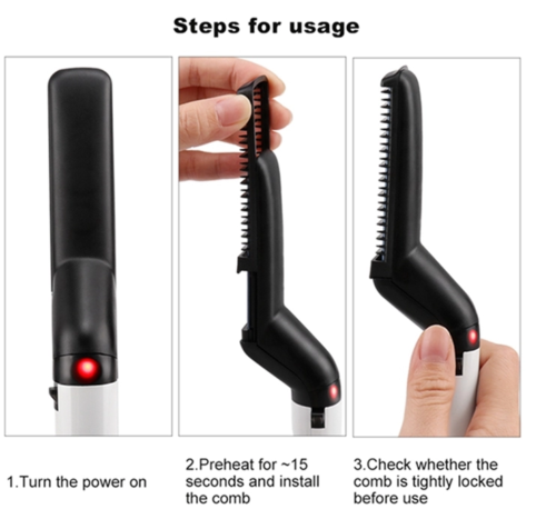 Hair Straightener Men Hair Curler Fast Heating Styling Tools