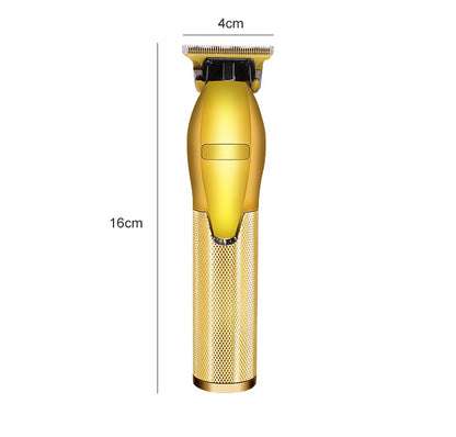 USB Rechargeable Golden Electric Hair Clippers