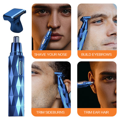 Two-in-one Electric Men's Nose Hair Trimmer