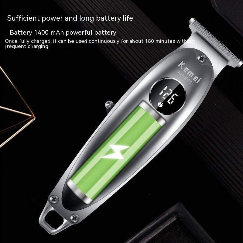 Aluminum Alloy Body With LCD Panel Hair Clipper KM-1948