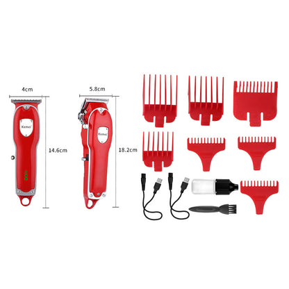 High-power Hair Salon Oil Head Engraving Rechargeable Electric Clipper