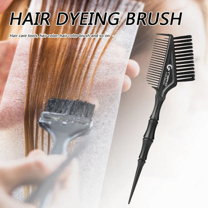 Hair Treatment Dyeing Brush Dual-purpose Bamboo Professional Hair Dye Comb