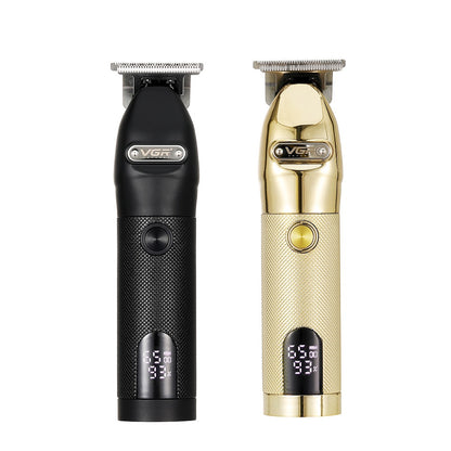 LCD Digital Display Charging Metal Clippers Hair Clipper