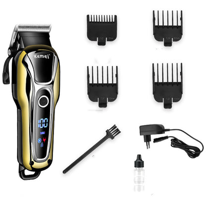 Lithium battery LCD hair clipper, razor, electric hair clipper