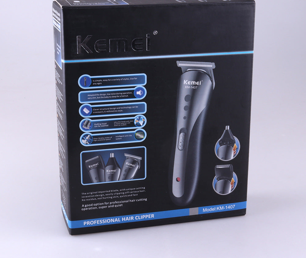 KEMEI All In1 Electric Shaver Beard Nose Ear Shaver Hair Trimmer Tool