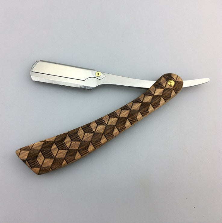 Rosewood razor, double-sided knife holder, razor – Beard Air