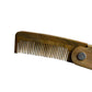 Sandalwood Portable Beard Comb Anti-static Folding
