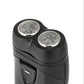 Illuminated double-head electric shaver