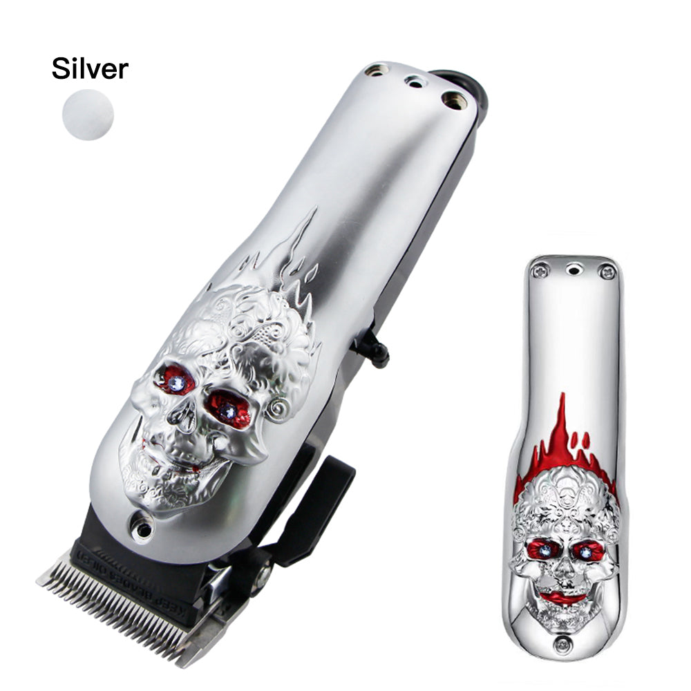 Retro zinc alloy lion and skull clipper cover