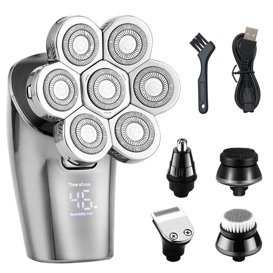 Men's Five-in-one Razor Whole Body Washable Electric