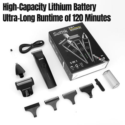 Beard Trimmer, 3 In 1 Hair Clippers