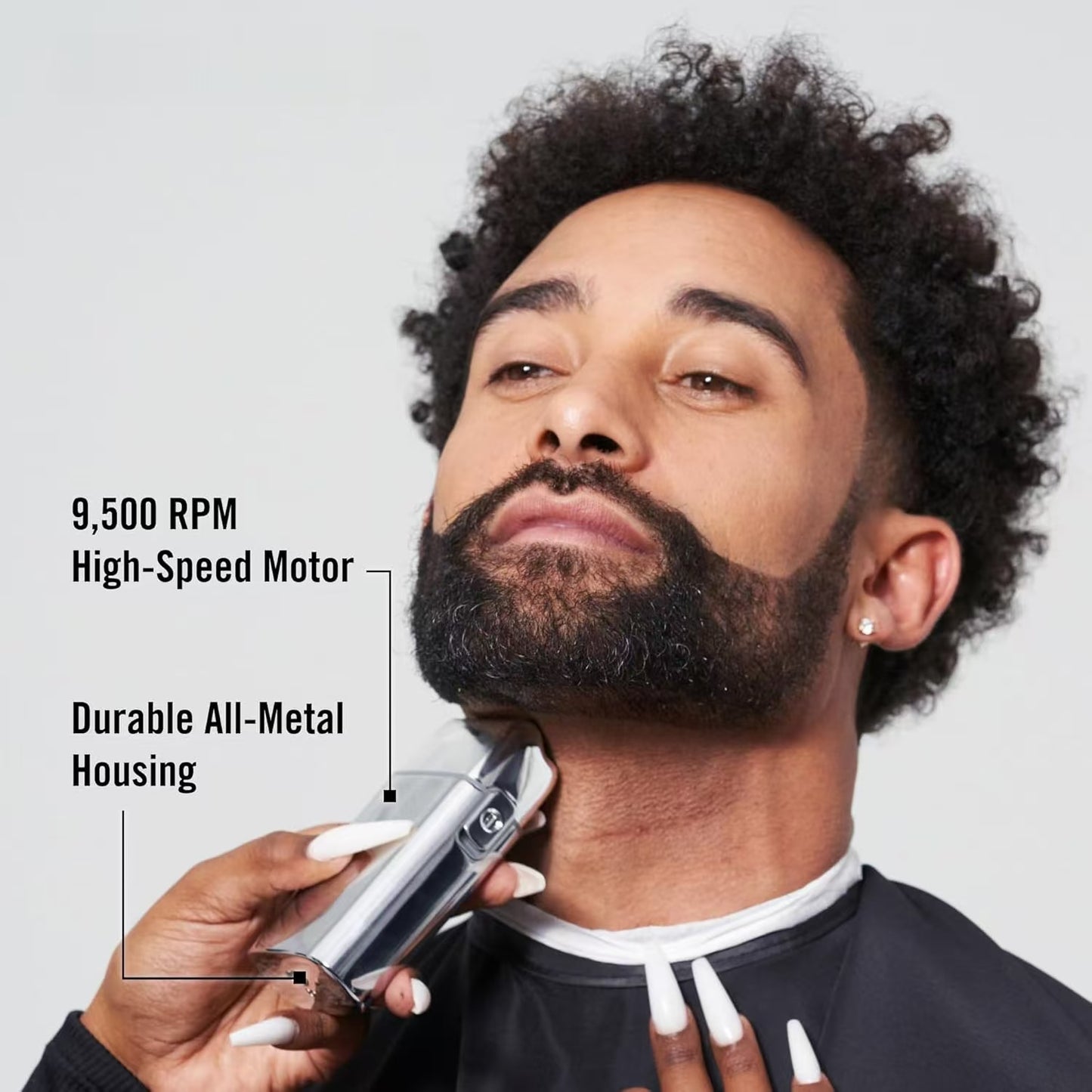 LARGNER Electric Foil And Bald Shavers 2 In 1 Double Shaver