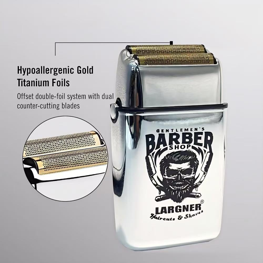 LARGNER Electric Foil And Bald Shavers 2 In 1 Double Shaver