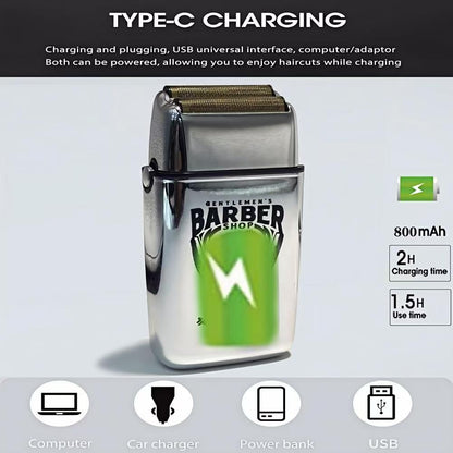 LARGNER Electric Foil And Bald Shavers 2 In 1 Double Shaver