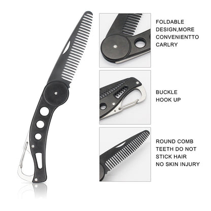 Styling Template Portable Folding Comb