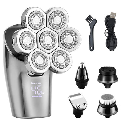 Men's Five-in-one Razor Whole Body Washable Electric